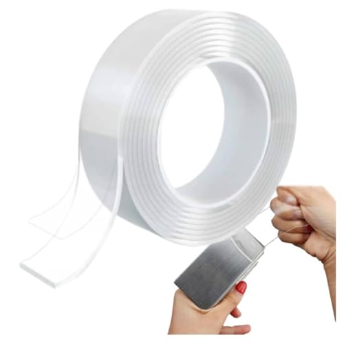 Przydasie Nützliches Nano-Klebeband Mehrseitig 5m Griff, Klebeband, transparent, Nano, extra stark, 5m, für Teppiche, Haus, Büro, Fotos, Wand waschbar, rückstandsfrei Przydasie Nützliches Nano-Klebeband Mehrseitig 5m Griff, Klebeband, transparent, Nano, extra stark, 5m, für Teppiche, Haus, Büro, Fotos, Wand waschbar, rückstandsfrei von Przydasie