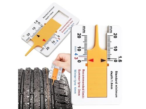Przydasie Reifenprofil-Tiefenmesser 0-20 mm mit rutschfester Oberfläche, präzise Skala, kompakt und batteriefrei – einfaches Messen der Profiltiefe für mehr Fahrsicherheit Przydasie Reifenprofil-Tiefenmesser 0-20 mm mit rutschfester Oberfläche, präzise Skala, kompakt und batteriefrei – einfaches Messen der Profiltiefe für mehr Fahrsicherheit von Przydasie