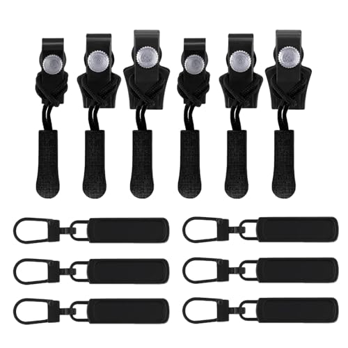 12-teiliges Ersatzreißverschluss-Set, schneller Sofort-Reißverschlussabzieher, 3 Größen, Reißverschluss-Reparatur-Set, Reißverschluss-Ersatzteile 12-teiliges Ersatzreißverschluss-Set, schneller Sofort-Reißverschlussabzieher, 3 Größen, Reißverschluss-Reparatur-Set, Reißverschluss-Ersatzteile von Psdndeww