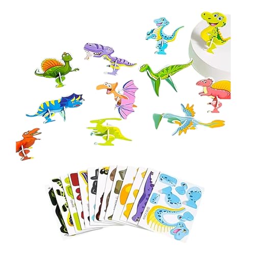 Psdndeww 25pcs/Set Kleinkinder Cartoon Tierthema 3D Puzzlespielzeug Kindergebäude Spielzeughandspielzeugkoordinationstraining Spielzeug Psdndeww 25pcs/Set Kleinkinder Cartoon Tierthema 3D Puzzlespielzeug Kindergebäude Spielzeughandspielzeugkoordinationstraining Spielzeug von Psdndeww