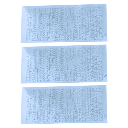 3 Blätter Alphabets Aufkleber Koreanischer Aufkleber Schreibbuch Schablone Journal Dekorative Label Koreaner Brief von Psdndeww