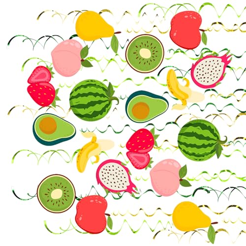 30 Stück elegante Obst-Party-Wirbel Dekorationen Obst Thema Party Dekorationen Wirbel für Kinder Geburtstag Feier 30 Stück elegante Obst-Party-Wirbel Dekorationen Obst Thema Party Dekorationen Wirbel für Kinder Geburtstag Feier von Psdndeww