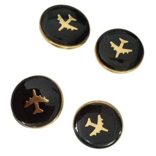 4 PCs Flughafen Uniform Knöpfe Nähknöpfe Jacken Hosen Knöpfe Legierungsknöpfe Kleidungsknöpfe 4 PCs Flughafen Uniform Knöpfe Nähknöpfe Jacken Hosen Knöpfe Legierungsknöpfe Kleidungsknöpfe von Psdndeww