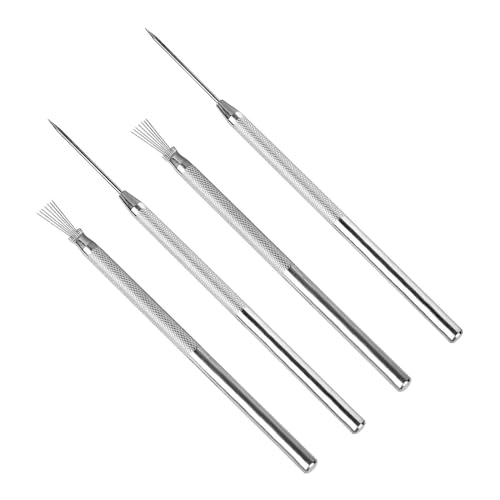 4 Stück 7-polige Nadel Set Tonnadel Aluminium Skulptur Textur Modellierwerkzeug 4 Stück 7-polige Nadel Set Tonnadel Aluminium Skulptur Textur Modellierwerkzeug von Psdndeww