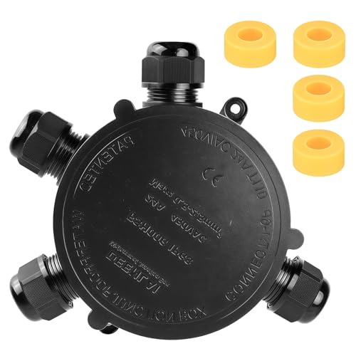 4 Wege Split Outdoor Wasserdichte Gehäuse Leuchtkabel Verbindungsbox Für Sichere Verbindung Wassergarten Wasserdichtungsstecker Mit Klemmen 4 Wege Split Outdoor Wasserdichte Gehäuse Leuchtkabel Verbindungsbox Für Sichere Verbindung Wassergarten Wasserdichtungsstecker Mit Klemmen von Psdndeww