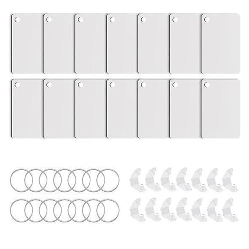 40pcs/set Creative Blankely Keychains Clear Craft Anhänger Mit Clip Schlüsselbund Kits Craft Project Keyrings Geschenk 40pcs/set Creative Blankely Keychains Clear Craft Anhänger Mit Clip Schlüsselbund Kits Craft Project Keyrings Geschenk von Psdndeww