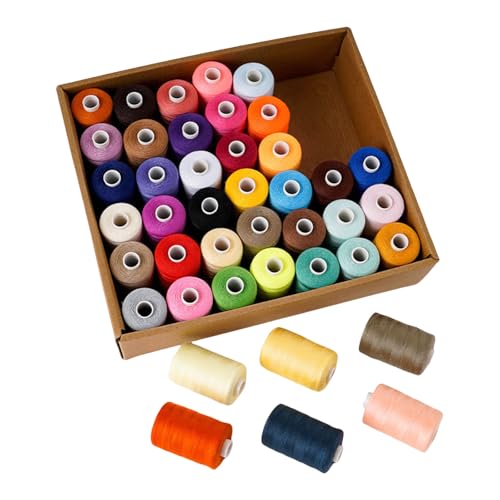 42 Spulen Polyester Nähgarn 1000 Yards/Spule Nähmaschine Stickerei Stickerei Quilten 42 Spulen Polyester Nähgarn 1000 Yards/Spule Nähmaschine Stickerei Stickerei Quilten von Psdndeww