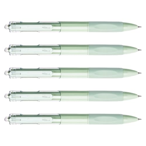 5 x einziehbare Füllfederhalter, 0,5 mm, Gelschreiber, schwarze Tinte, ästhetischer Gelschreiber von Psdndeww