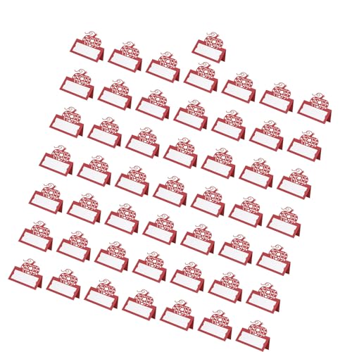50 Stück Elegante Thanksgiving Kürbis Tischkarten Thanksgiving Tischkarten Set Elegantes Kürbis-Design für Tischplatte von Psdndeww
