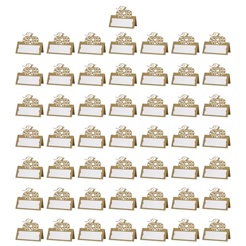 50 Stück Tischkarten für Thanksgiving, Kürbis, elegantes Kürbis-Design, für den Schreibtisch 50 Stück Tischkarten für Thanksgiving, Kürbis, elegantes Kürbis-Design, für den Schreibtisch von Psdndeww