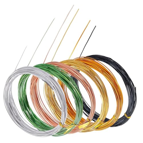 6 Rollen Metalldraht Flexibler Aluminiumdraht Biegung Draht Flaches Aluminiumdraht Farbenfrohe Draht Für Schmuckherstellung Von Handwerk 6 Rollen Metalldraht Flexibler Aluminiumdraht Biegung Draht Flaches Aluminiumdraht Farbenfrohe Draht Für Schmuckherstellung Von Handwerk von Psdndeww