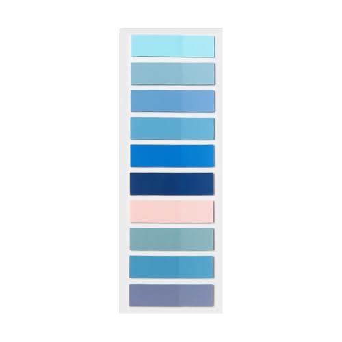 Bunte Haftnotizen Klebe-Seitenmarker Sticky Pad Transluzenz Indexe Tabs Memos Pad Ästhetische Indexe Aufkleber Bunte Notizen Memos Transluzenz Tabs Selbstklebende Seitenmarkierungen von Psdndeww