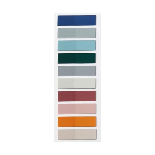 Bunte Haftnotizen Klebe-Seitenmarker Sticky Pad Transluzenz Indexe Tabs Memos Pad Ästhetische Indexe Aufkleber Bunte Notizen Memos Transluzenz Tabs Selbstklebende Seitenmarkierungen von Psdndeww