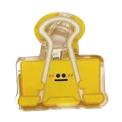 Cartoon-Acryl-Büroklammer mit großem Auge, 45 mm, Klemmen, für Lebensmittelbeutel, Dokumente, Zeichenbrett, bunte Cartoon-Acryl-Binder-Clip von Psdndeww