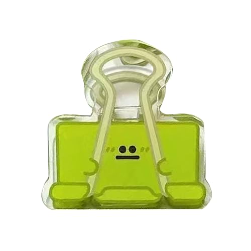 Cartoon-Acryl-Büroklammer mit großem Auge, 45 mm, Klemmen, für Lebensmittelbeutel, Dokumente, Zeichenbrett, bunte Cartoon-Acryl-Binder-Clip von Psdndeww