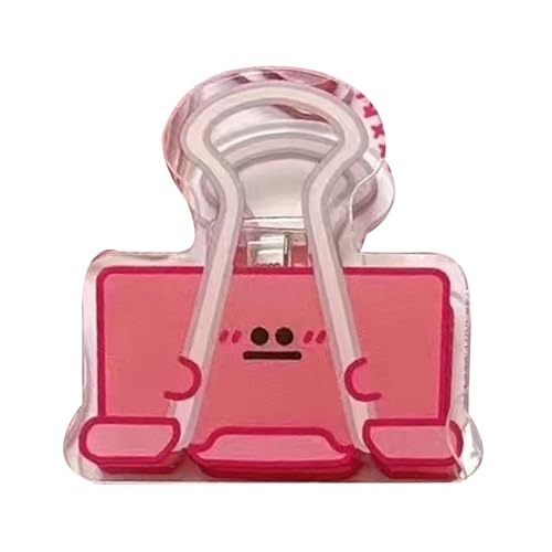 Cartoon-Acryl-Büroklammer mit großem Auge, 45 mm, Klemmen, für Lebensmittelbeutel, Dokumente, Zeichenbrett, bunte Cartoon-Acryl-Binder-Clip von Psdndeww
