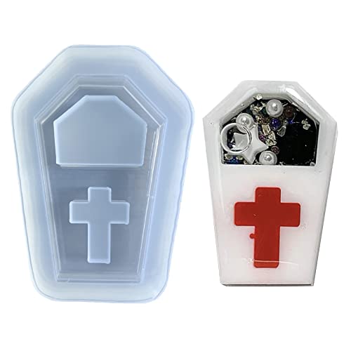 Coffin Gießharz Schimmel Glas Epoxy Silikon Mehltau Schmuck Gießform Kaffee von Psdndeww