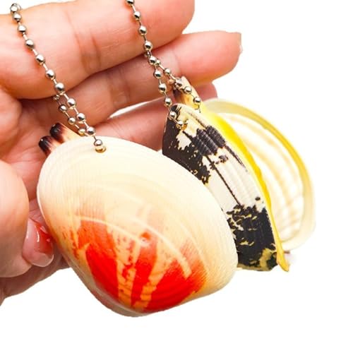 Detaillierter Anhänger in Muschelform aus Kunstharz, kreative Wanddekoration, flexible Platzierung, Innen- und Außenbereich, realistische Muschelschalen-Wandbehang von Psdndeww
