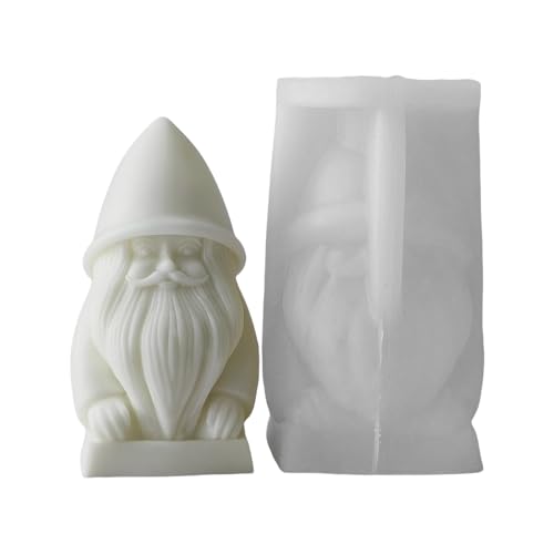 Elegante Seifenform, 3D-Form, Weihnachtsmannform, Silikon-Textur, Bastelwerkzeug, Handarbeitszubehör von Psdndeww