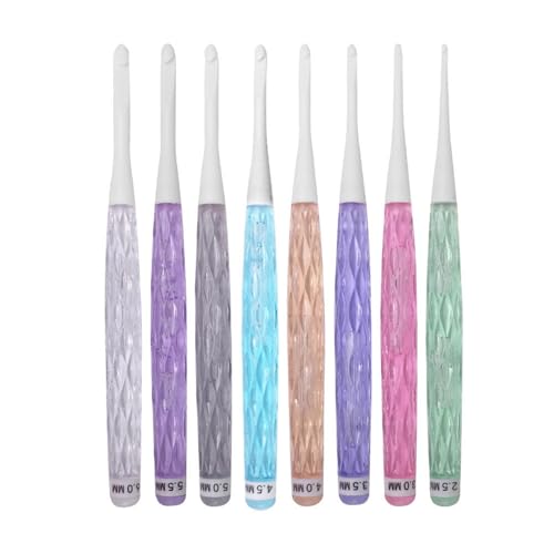 Ergonomische Häkelnadeln 2,5 mm bis 6,0 mm, ergonomische Häkelnadeln mit langem Griff für Anfänger und Liebhaber Ergonomische Häkelnadeln 2,5 mm bis 6,0 mm, ergonomische Häkelnadeln mit langem Griff für Anfänger und Liebhaber von Psdndeww