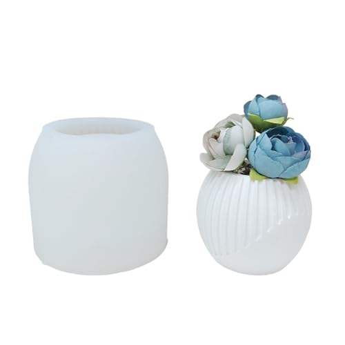 Gestreifte Silikonvase Formen Teelichthalter Formen Für Kerzenhalter Teelichtbecher Gipsdekorationen Epoxidharz Gestreifte Silikonvase Formen Teelichthalter Formen Für Kerzenhalter Teelichtbecher Gipsdekorationen Epoxidharz von Psdndeww
