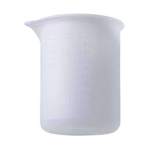 Glas-Epoxidharz-Messbecher, Antihaft-Silikon-Messbecher, wiederverwendbare Silikon-Messbecher, genaue Skala Glas-Epoxidharz-Messbecher, Antihaft-Silikon-Messbecher, wiederverwendbare Silikon-Messbecher, genaue Skala von Psdndeww