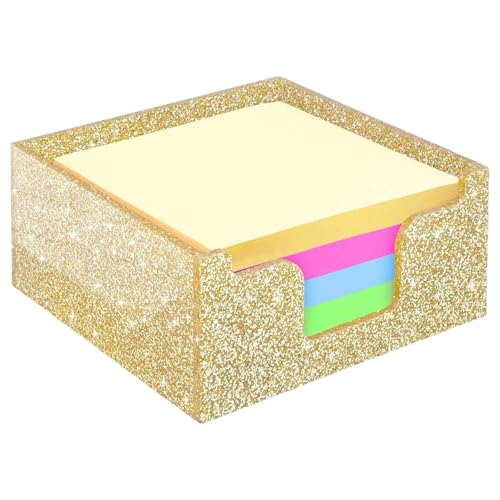 Große Kapazität für Haftnotizen, geräumig, glänzend, für Schule, Büro, Schreibtisch, Organisation, Zubehör, Notizblockhalter von Psdndeww