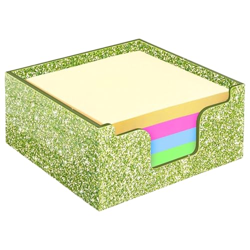 Große Kapazität für Haftnotizen, geräumig, glänzend, für Schule, Büro, Schreibtisch, Organisation, Zubehör, Notizblockhalter von Psdndeww