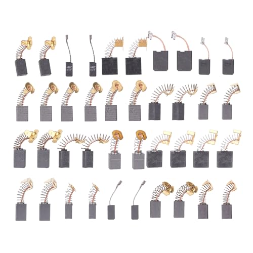 Kohlebürsten für Elektromotor, 40 Stück, 10 verschiedene Modelle, Kohlebürsten, Wartung von Kohlebürstenmotor Kohlebürsten für Elektromotor, 40 Stück, 10 verschiedene Modelle, Kohlebürsten, Wartung von Kohlebürstenmotor von Psdndeww