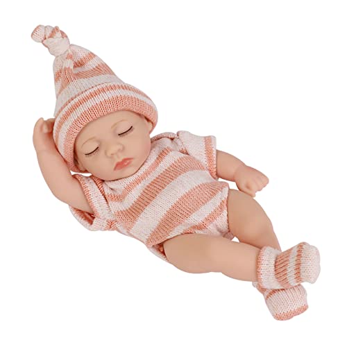 Life Like Reborn 17,8 cm weiße Puppe mit abnehmbaren Gelenken aus weichem Vinyl mit Kleidung für Kleinkinder als Geschenk Life Like Reborn 17,8 cm weiße Puppe mit abnehmbaren Gelenken aus weichem Vinyl mit Kleidung für Kleinkinder als Geschenk von Psdndeww