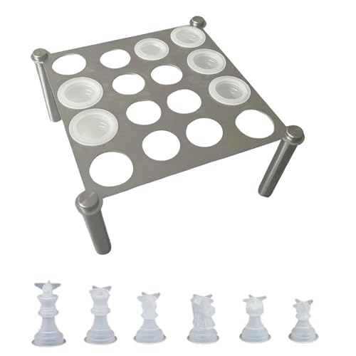 Metall Schach Artikelhalter Silikon Schachformen Set Epoxidharzform Schachstand Brettspiele Formen Für Wohnkerndekorationen Metall Schach Artikelhalter Silikon Schachformen Set Epoxidharzform Schachstand Brettspiele Formen Für Wohnkerndekorationen von Psdndeww