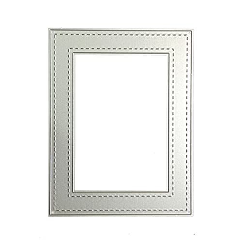 Metall-Stanzschablonen mit rechteckigem Rahmen und Punkten, für Scrapbooking, Prägewerkzeug, Kartenalben Metall-Stanzschablonen mit rechteckigem Rahmen und Punkten, für Scrapbooking, Prägewerkzeug, Kartenalben von Psdndeww