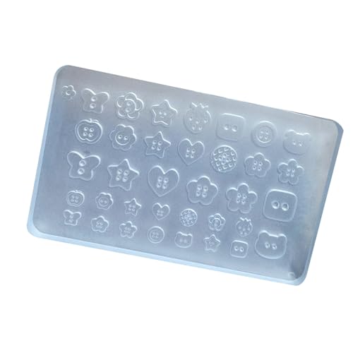 Nägel Kunst Silikon Schimmelknopf Form Maniküre Training Werkzeug Professionelle Maniküreversorgung Perfekt Für Verschiedene Anlässe Lebensmittelqualität Silikonschmuck Schimmel von Psdndeww