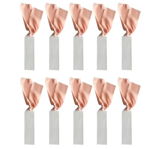 Packung mit 10 funktionellen Tischkarten für Hochzeit, transparente Acrylkarten, Blanko-Tischzubehör mit Band Packung mit 10 funktionellen Tischkarten für Hochzeit, transparente Acrylkarten, Blanko-Tischzubehör mit Band von Psdndeww