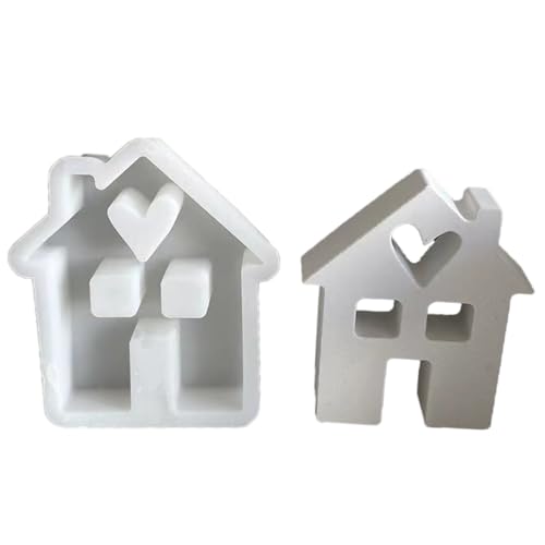 Praktische Silikonform für Zuhause, leicht zu reinigen, Herz-Hausornament, Silikonform für die Schaffung von Heimdekoration Praktische Silikonform für Zuhause, leicht zu reinigen, Herz-Hausornament, Silikonform für die Schaffung von Heimdekoration von Psdndeww
