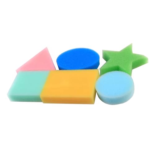 Psdndeww 6 Stück Malschwämme Für Kinder Waschbarer Malschwamm Frühlernschwamm Malwerkzeuge Formen Schwammstempel Geschenke Psdndeww 6 Stück Malschwämme Für Kinder Waschbarer Malschwamm Frühlernschwamm Malwerkzeuge Formen Schwammstempel Geschenke von Psdndeww