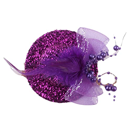 Psdndeww Fascinator für Teepartys, Mädchen, Fascinator, Hut, Pillendose, Hut, Cocktail-Fascinator, Blumen-Fascinator, Netzstoff Psdndeww Fascinator für Teepartys, Mädchen, Fascinator, Hut, Pillendose, Hut, Cocktail-Fascinator, Blumen-Fascinator, Netzstoff von Psdndeww
