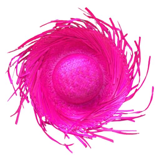Psdndeww Festlicher Sombrero-Hut aus Mexikanern, bunte Foto-Requisiten, hawaiianischer Stil, Hut mit zerrissener Krempe, Strohhut Psdndeww Festlicher Sombrero-Hut aus Mexikanern, bunte Foto-Requisiten, hawaiianischer Stil, Hut mit zerrissener Krempe, Strohhut von Psdndeww