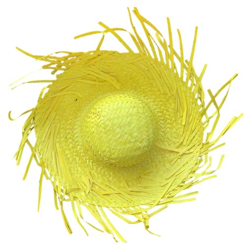 Psdndeww Festlicher Sombrero-Hut aus Mexikanern, bunte Foto-Requisiten, hawaiianischer Stil, Hut mit zerrissener Krempe, Strohhut Psdndeww Festlicher Sombrero-Hut aus Mexikanern, bunte Foto-Requisiten, hawaiianischer Stil, Hut mit zerrissener Krempe, Strohhut von Psdndeww
