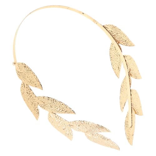 Psdndeww] Griechische Hexe goldenes Blatt Kopf Party Stirnband Braut griechische Animation Haar Hoops Rollenspiel von Psdndeww
