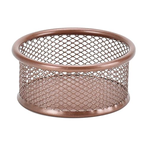 Runder Metall-Büroklammer-Etui, Schreibtisch-Organizer, Aufbewahrungsbox, belüftet, Metallstift, Organizer, Behälter für Bürobedarf, Klassenzimmer, Schreibtisch-Organizer für Clip Runder Metall-Büroklammer-Etui, Schreibtisch-Organizer, Aufbewahrungsbox, belüftet, Metallstift, Organizer, Behälter für Bürobedarf, Klassenzimmer, Schreibtisch-Organizer für Clip von Psdndeww