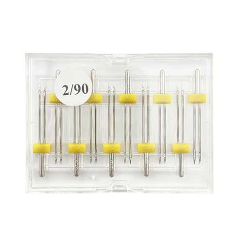 Set Von 10 Nähmaschinennadel Stretch Twin Nadel Für Haushaltsnähmaschinen Twin Nadel Für Stoffprojekt von Psdndeww