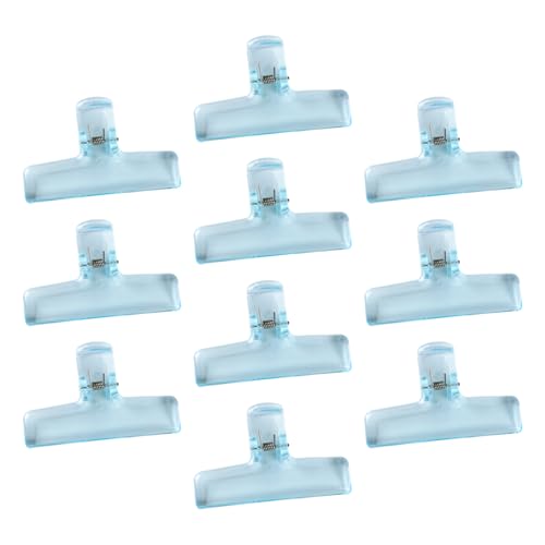 Set mit 10 transparenten Acryl-Büroklammern, Aktenklammern, Büroklammern für Bastelarbeiten, Zeichenbrett, Lebensmittelbeutel, Foto-Datei-Organisation, Büroklammern Set mit 10 transparenten Acryl-Büroklammern, Aktenklammern, Büroklammern für Bastelarbeiten, Zeichenbrett, Lebensmittelbeutel, Foto-Datei-Organisation, Büroklammern von Psdndeww