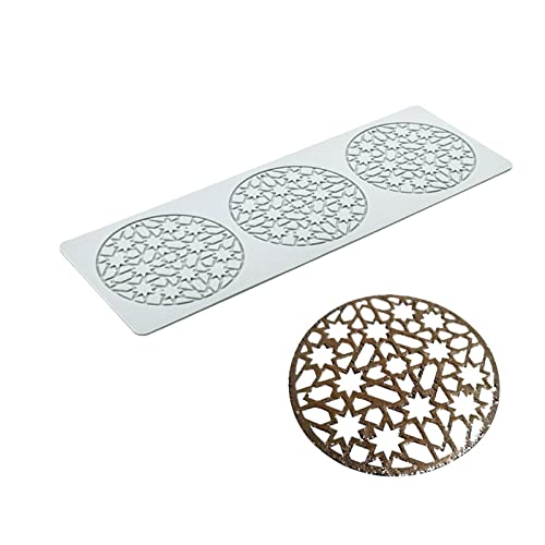 Silikonform für Fondant aus Spitze mit Zuckerblumen zum Dekorieren von Schokoladenkuchen, Pistolen für Hochzeitskuchendekoration Silikonform für Fondant aus Spitze mit Zuckerblumen zum Dekorieren von Schokoladenkuchen, Pistolen für Hochzeitskuchendekoration von Psdndeww