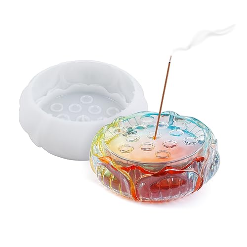 Silikonform für Räucherstäbchen, Aschefänger, Epoxid-Gussform, Heimdekoration, Halter von Psdndeww