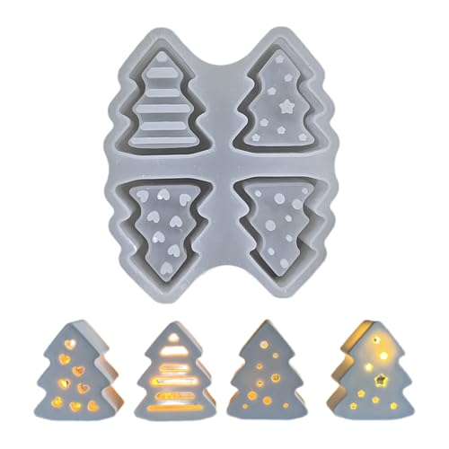 Silikonform mit einfacher Freisetzung für handgefertigte Nachttischlampen, Weihnachtsbaumdekoration, Form für Heimdekoration von Psdndeww