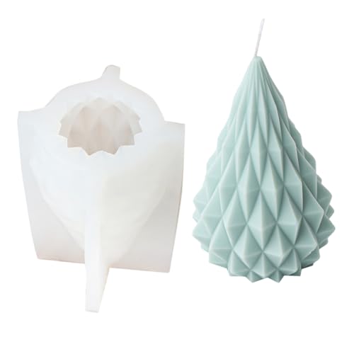 Silikonform mit geometrischer Form für Weihnachtsbaum, flexible Herstellung, einfach abzulehnen Silikonform mit geometrischer Form für Weihnachtsbaum, flexible Herstellung, einfach abzulehnen von Psdndeww