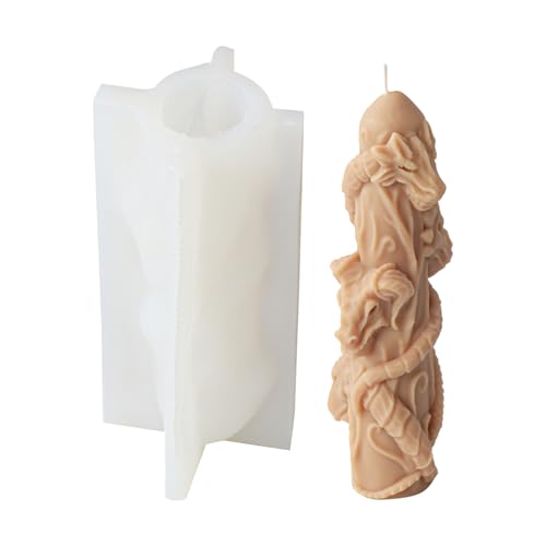 Silikonformen zur Seifenherstellung und hochtemperaturbeständiges Aroma-Klebeband für Doppelkopf-Schlauchsäulen-Silikonform Silikonformen zur Seifenherstellung und hochtemperaturbeständiges Aroma-Klebeband für Doppelkopf-Schlauchsäulen-Silikonform von Psdndeww