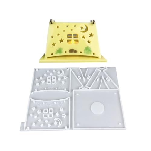 Stabiles Silikonform-Set in mehreren Größen, tragbares Zubehör, Bastelbedarf, Kerzenherstellung, Gips, Basteln von Psdndeww