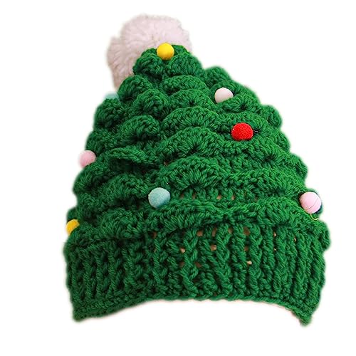 Strickmütze für Weihnachtsbaum, Kopfbedeckung, Dekoration für Urlaub, Geburtstag, Neujahr, Party-Dekoration Strickmütze für Weihnachtsbaum, Kopfbedeckung, Dekoration für Urlaub, Geburtstag, Neujahr, Party-Dekoration von Psdndeww